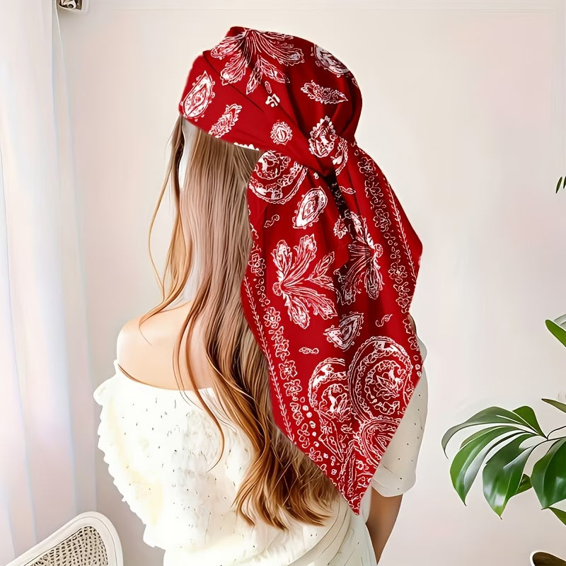 Satijnen Bandana Sjaal - China