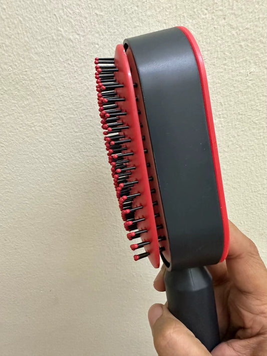 Bestie™ | Schone Haarborstel met 1 Druk op de Knop voor Gemakkelijk Haarverwijdering