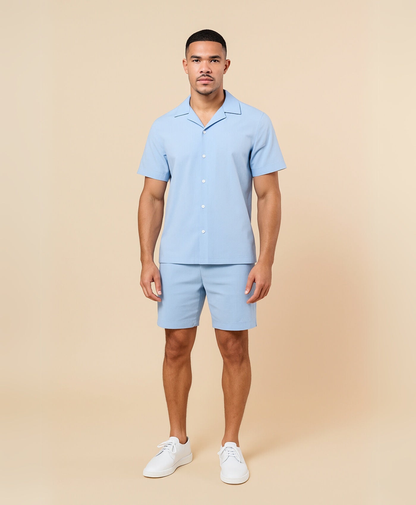 Licht Blauw Mykonos Zomer Set