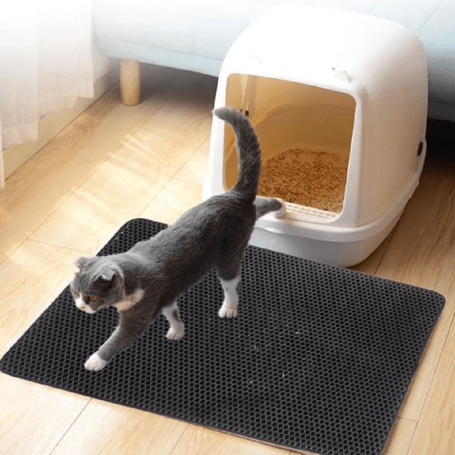 Kattenbakmat™ - Zorgt voor een schoon huis!