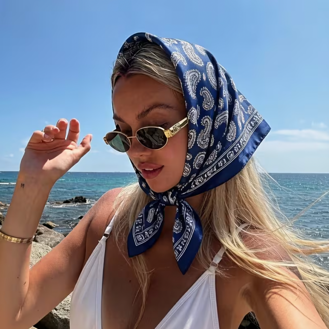 Satijnen Bandana Sjaal - Ibiza