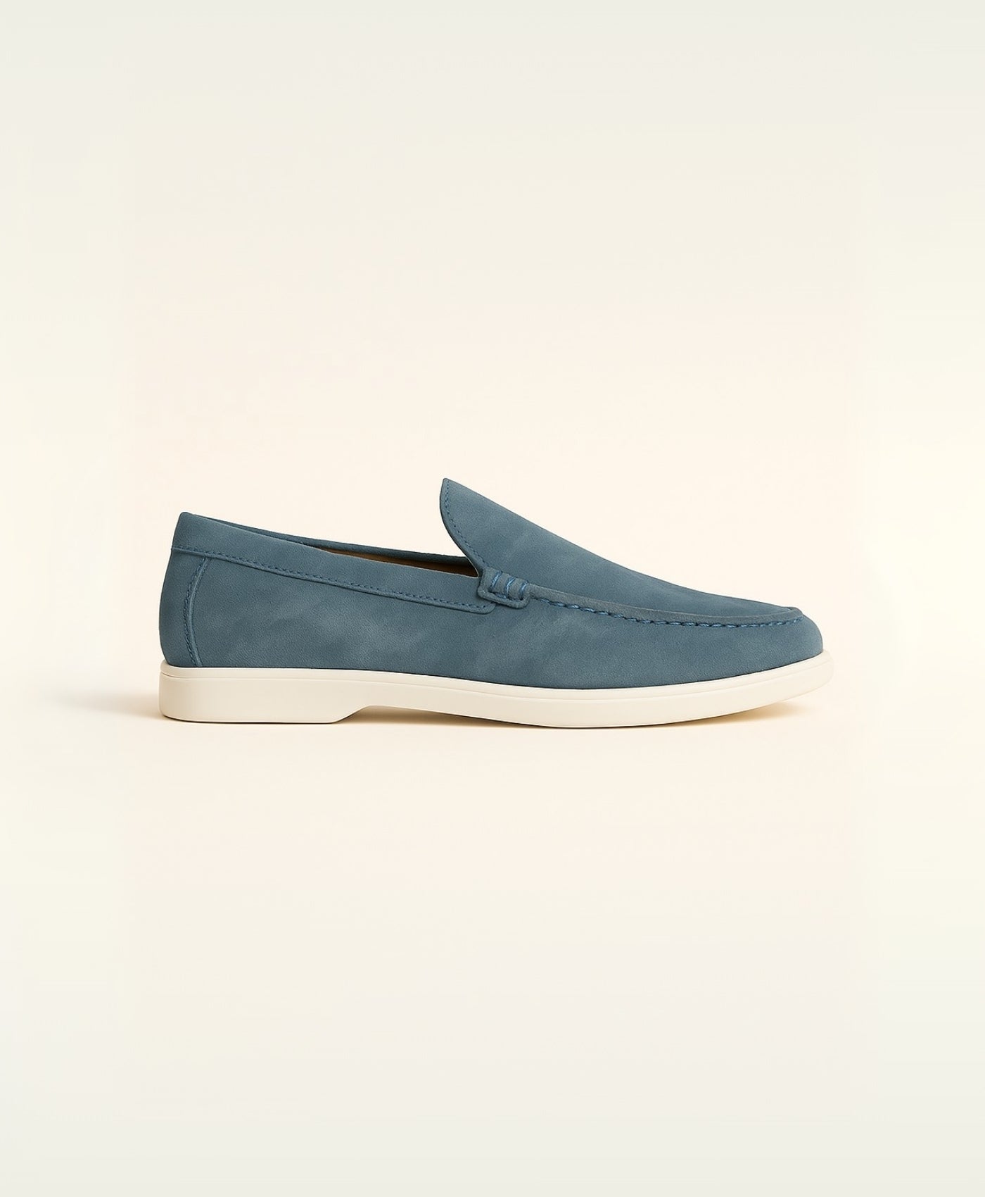 Sky Blauw Yachtclub Suède Loafer