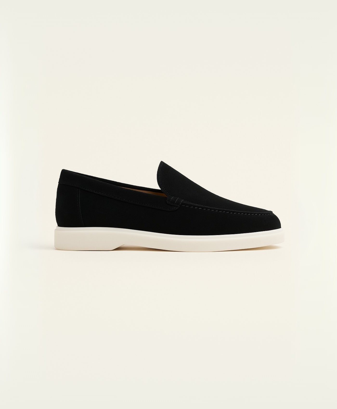 Zwart Yachtclub Suède Loafer