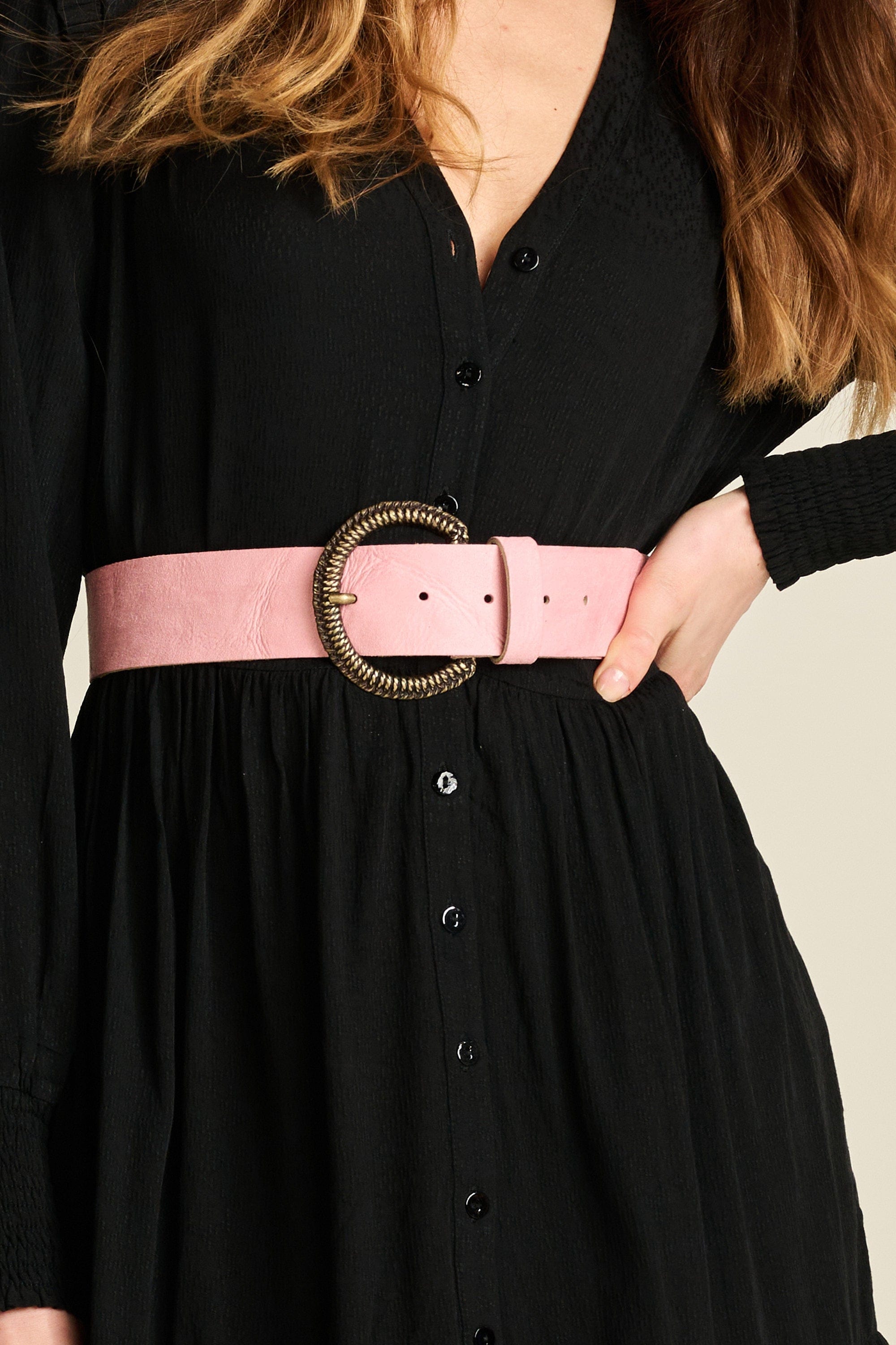 BELT - Lola Powder Pink
